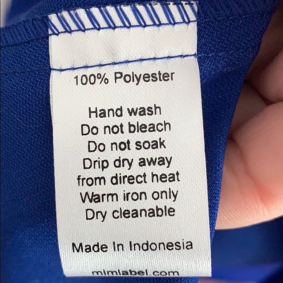 Royal blue ruffle dress - Picture 6 of 6